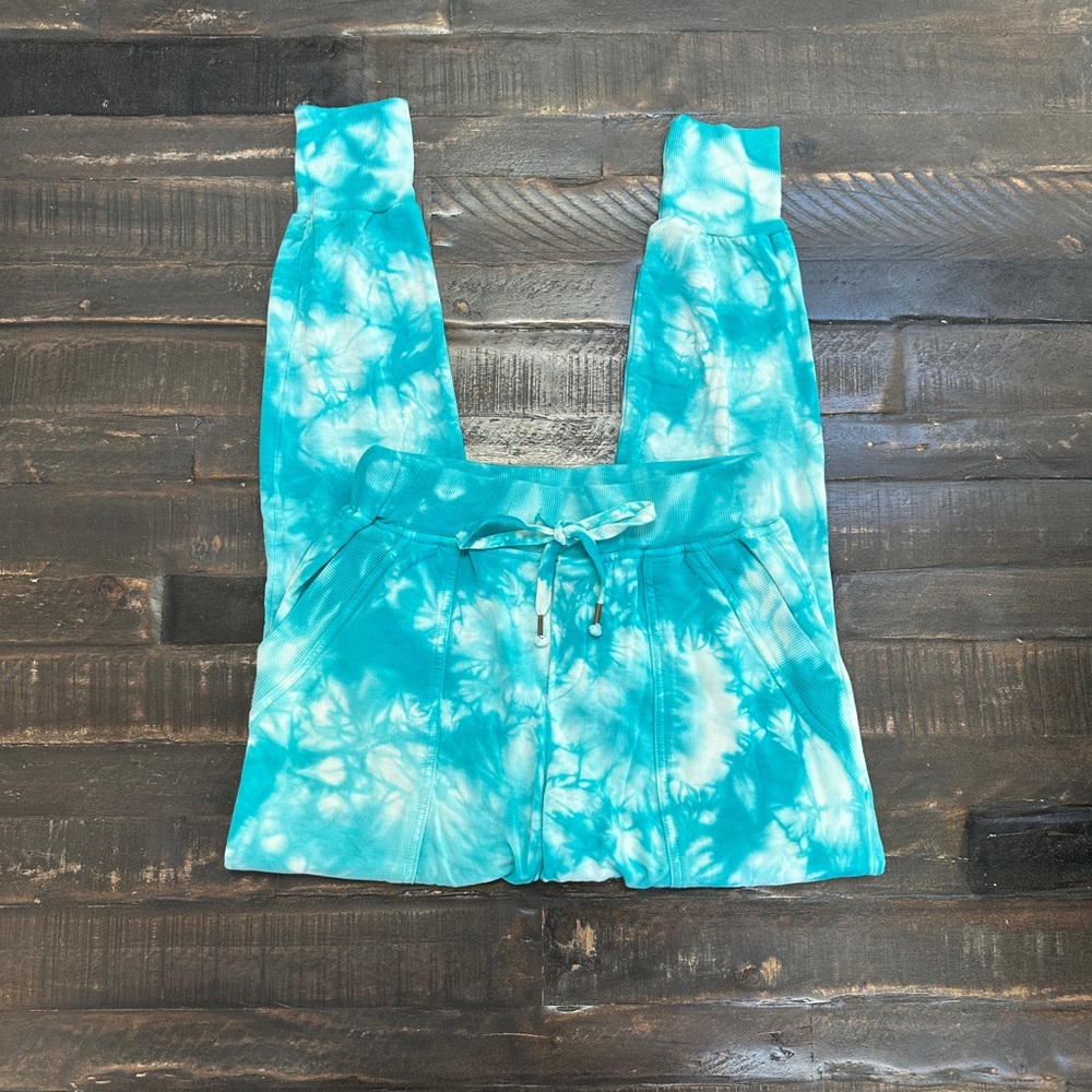 Young Fabulous & Broke Turquoise Tie-Dye Sweatpants